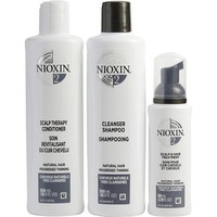 NIOXIN 丽康丝 防脱洗发护发套装 （2号专业防脱发洗发水 300ml+2号专业防脱发护发素 300ml+头皮固发精华液 100ml）