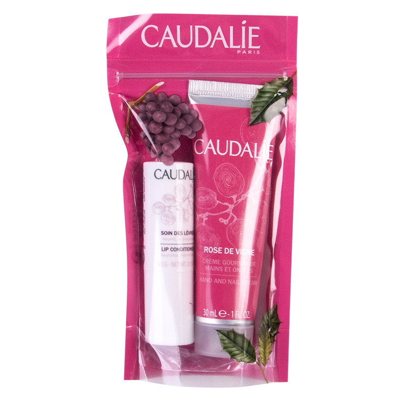 CAUDALIE 欧缇丽 葡萄籽紧肤滋养系列护手霜唇膏套装