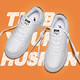 乔丹 运动鞋板鞋透气空军一号休闲鞋小白鞋男鞋 XM2590550 白色 42