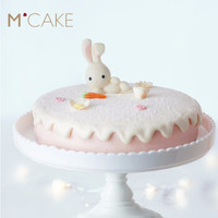 Mcake 卡通兔子芝士奶油草莓定制儿童生日蛋糕同城配送 芝士/奶油/酸奶 2.5磅 *3件