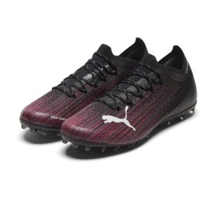 PUMA 彪马 Ultra 1.1 MG 男士足球鞋 106078-03 黑色/紫色/白色