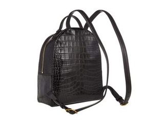 Croc-Embossed Mini Backpack