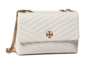 Tory Burch Kira Chevron White Ladies Shoulder Bag