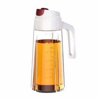 日式油壶装酱油醋透明油瓶大号玻璃防漏油罐家用调味料瓶厨房用品夸克 日式油壶630ml红