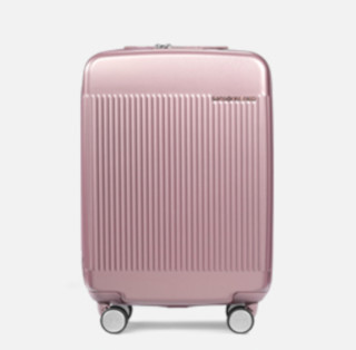 Samsonite 新秀丽 SPARKLE系列万向轮TSA密码锁拉链式拉杆硬箱BU7*06001 拉丝粉20英寸