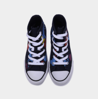 CONVERSE 匡威 儿童高帮帆布鞋 668455C-H-30 黑矅石色 29码