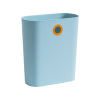 品沐 创意简约ins可挂式厨房垃圾桶 家用卫生间客厅垃圾桶 浅蓝色AA065