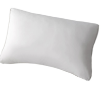 水星家纺NATURAL 暖柔抗菌防螨类羽绒枕芯单人枕头一只装