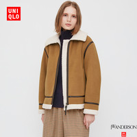 UNIQLO 优衣库 LifeWear系列女士仿羊羔绒摇粒绒拉链外套430812