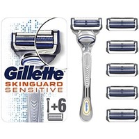 中亚Prime会员：Gillette 吉列 云感手动剃须刀套装（1刀架+6刀头）