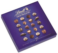 100gx12盒装，Lindt 瑞士莲 Mini Pralines 迷你花式巧克力糖果礼盒