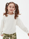 Gap 盖璞 000619589 女孩 碳素软磨系列 简约风格纯色圆领套头卫衣
