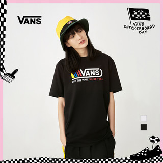 Vans范斯官方 绿色运动休闲男女情侣夏季短袖T恤TEE