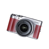 FUJIFILM 富士 X-A5 APS-C画幅 微单相机 红色 EBC XC 14-45mm F3.5 OIS PZ 变焦镜头 单头套机