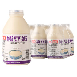 中国台湾 正康纯豆奶330ml*12瓶 营养早餐奶 *3件