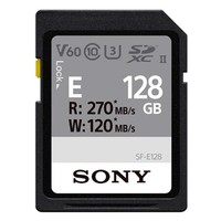 中亚Prime会员：SONY 索尼 E系列 SF-E128 UHS-II SD存储卡 128GB