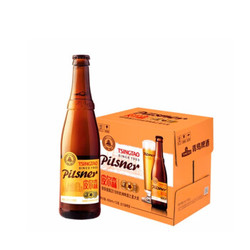 青岛啤酒 TSINGTAO 皮尔森啤酒 麦芽浓度10.5度 酒精度≥4 整箱装 450ML*12瓶