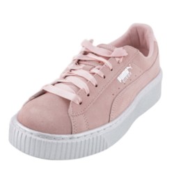 PUMA 彪马 Suede Platform Satin 女子平底休闲鞋