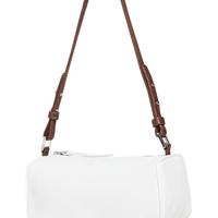 BY FAR Eve White Nappa Leather Bag