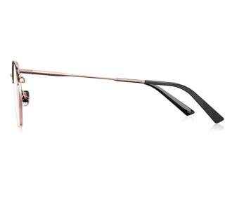 BOLON 暴龙 中性时尚复古眼镜全框BJ7083 B13 玫瑰金/哑黑