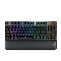 ROG 玩家国度 游侠 TKL 竞技版 84键 有线机械键盘 黑色 Cherry茶轴 RGB