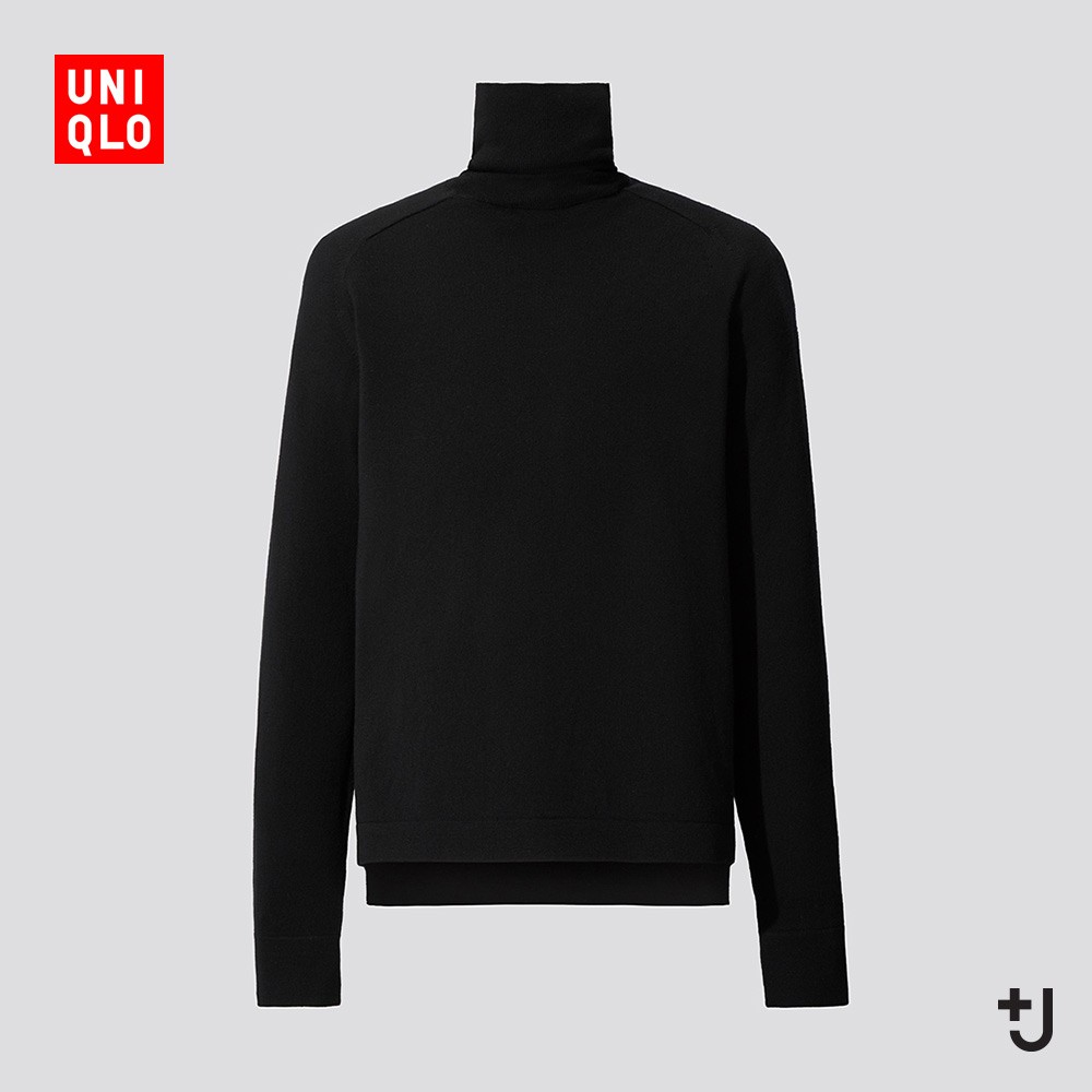 uniqlo 优衣库  j系列 432657 男士美利奴羊毛混纺针织衫