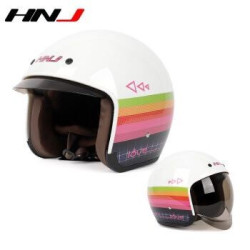 省55元 机车摩托车 Hnj 白色音乐摩托车头盔多少钱 什么值得买