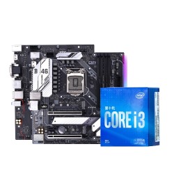 Intel 英特尔 酷睿i3 10100 F盒装CPU处理器 + Colorful 七彩虹 H410M -M.2 PRO 主板 套装