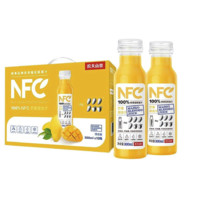 农夫山泉 NFC果汁 100%鲜榨整箱 (礼盒装)芒果混合汁300ml*10瓶