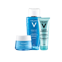 VICHY 薇姿 温泉矿物水活系列补水保湿护肤套装 3件套(洁面125ml+清爽型霜50ml+爽肤水200ml)