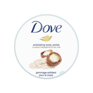 Dove 多芬 冰淇淋身体磨砂膏 米浆和夏威夷果 225ml*4