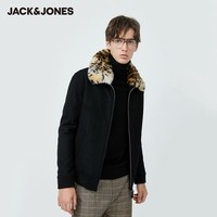 JackJones 杰克琼斯 219427518 男士毛领夹克