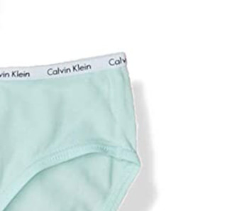 Calvin Klein 卡尔文·克莱 女士棉质弹力徽标三角内裤套装QD3713 5条装(黑色L*1+白色L*1+玫红L*1+蓝色L*1+薄荷绿L*1)