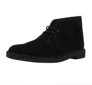 Clarks 其乐 Bushacre 2系列男士圆头皮革系带方跟短筒沙漠靴