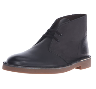 Clarks 其乐 Bushacre 2系列男士圆头皮革系带方跟短筒沙漠靴