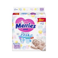 Merries 妙而舒 婴儿纸尿裤 NB90片 4包装