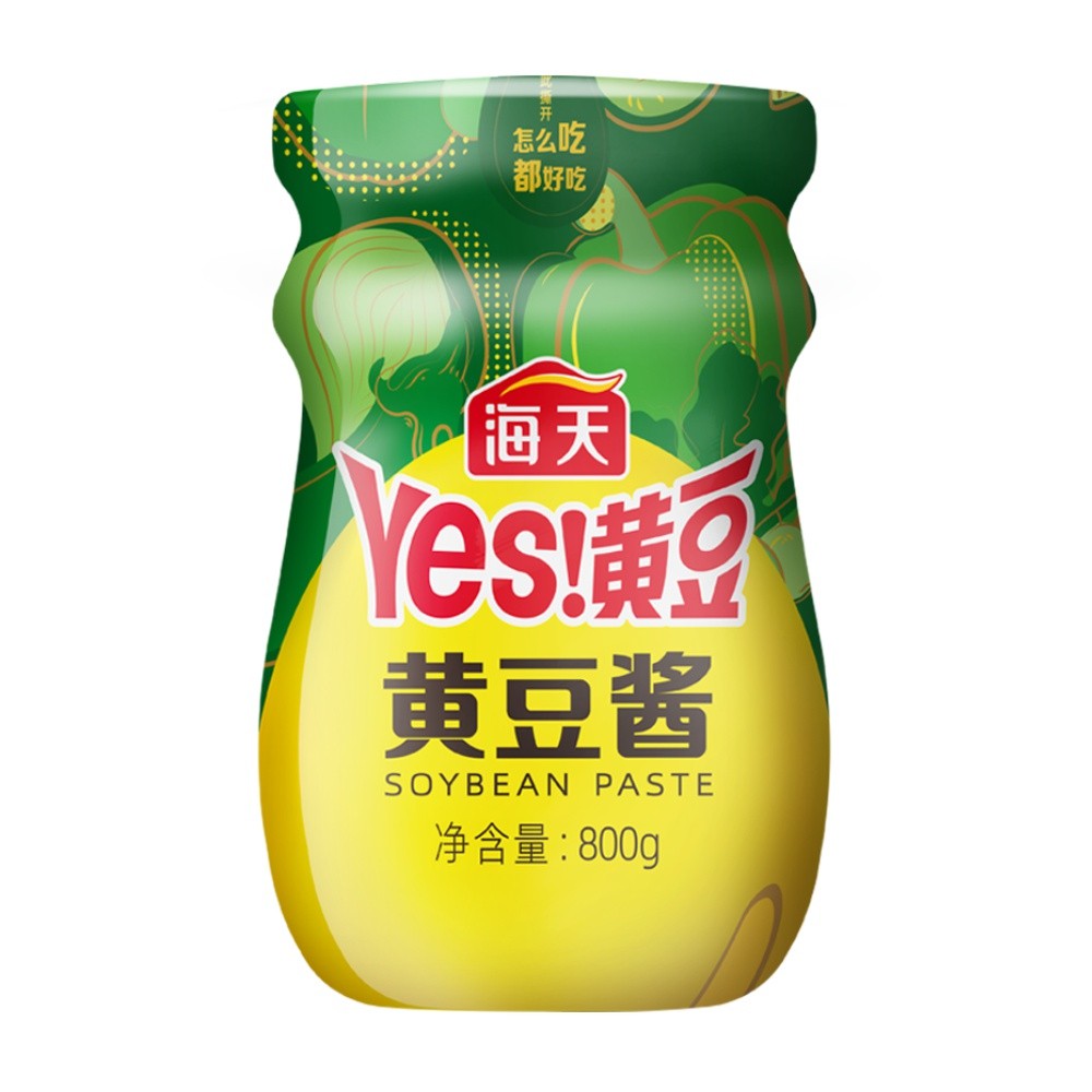海天 炒菜拌面豆瓣酱 黄豆酱 800g