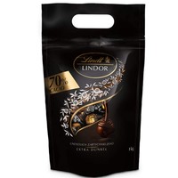 Lindt 瑞士莲 Lindor软心系列 70% 特浓黑巧克力球 1kg