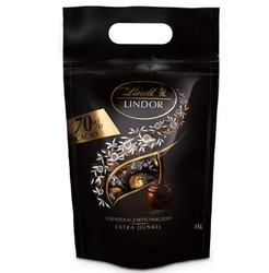 Lindt 瑞士莲 软心系列 70% 特浓黑巧克力球 1kg