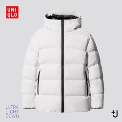 UNIQLO 优衣库 432645 男装 +J高级轻型羽绒蓬松连帽外套