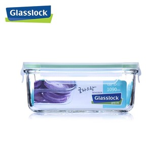京东PLUS会员：Glasslock 三光云彩 钢化玻璃保鲜盒 1090ml *4件