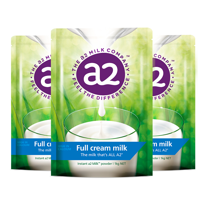 澳洲a2成人奶粉青少年学生奶粉全脂奶粉1kg3件