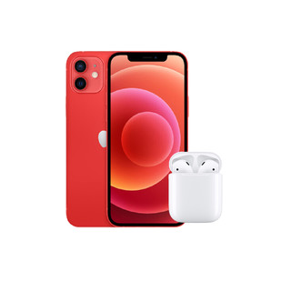 Apple 苹果 iPhone 12 5G智能手机+AirPods 2 套装 128GB 红色