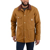 carhartt 男士加绒大衣 黑色