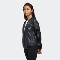 adidas NEO W TRACK TOP 女士运动夹克 DZ7611 黑色 S