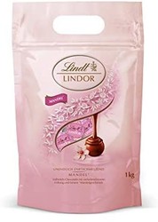 Lindt Lindor 瑞士莲 杏仁巧克力球 独立包装 微融夹心，1袋装(1 x 1kg)