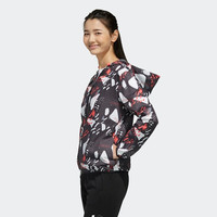 adidas NEO W FV WDBRK 女士运动夹克 DW7813 黑/醒目红 XS