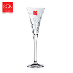 RCR意大利进口  叶纹系列 玻璃 香槟杯 甜酒杯 气泡酒杯 叶纹香槟杯_120ml*1支 *3件