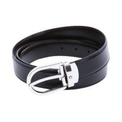 MONT BLANC 万宝龙 经典系列 38157 男士椭圆形针扣皮带