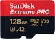 中亚prime会员：SanDisk Extreme 128 GB 微型 SDXC 存储卡 + SD 适配器